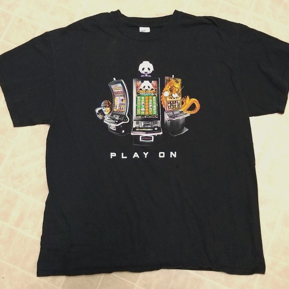 Rare Konami Video Slot Machine T-Shirt